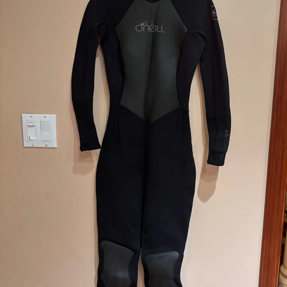 O'Neill Black and Purple Full Wetsuit One-Piece
